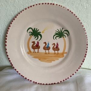 - Eddie Bauer Italy Christmas Plate Wise Men Following Star Of Bethlehem 9…